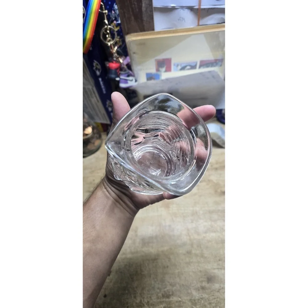 Vintage 1979-80 Avon Paul Revere Clear Votive Candleholder/Glass Cup